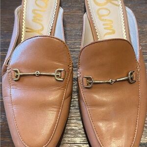 Sam Edelman Brown Leather Slip-On Loafers